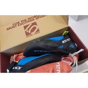 Five Ten Quantum Climbing Shoes Royal Blue Stealth C4 Made USA US 6 EU 38